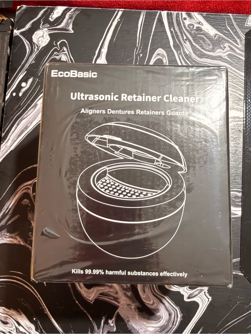 EcoBasic Black Ultrasonic Retainer Cleaner
